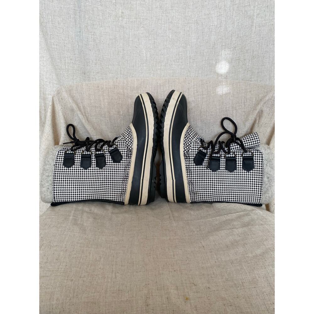 Sorel 1964 Pac Houndstooth Waterproof Snow Women's Boots White Black Size 6 - Picture 6 of 11